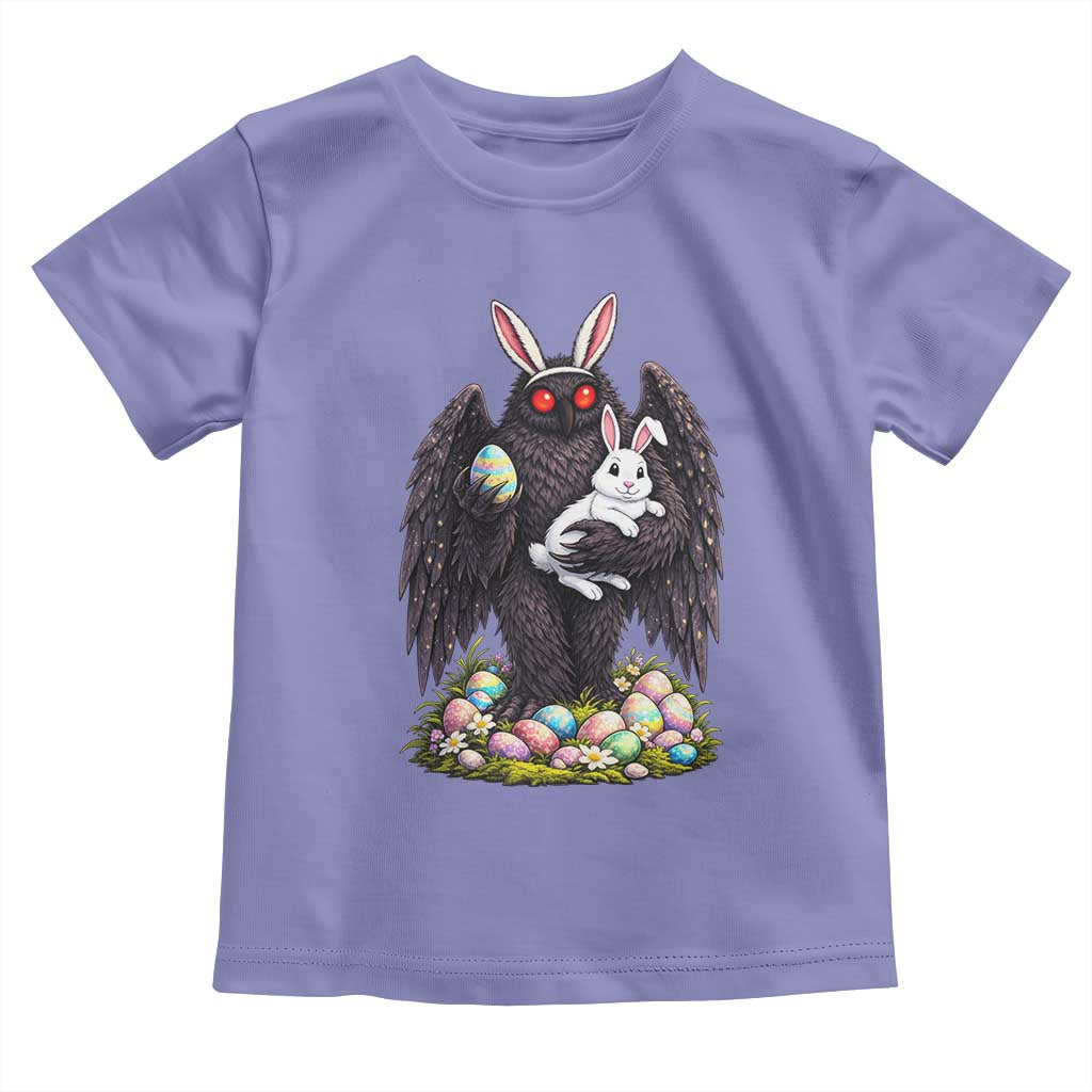 Funny Mothman Bunny Ears Toddler T Shirt Point Pleasant Cryptid Lover Gift