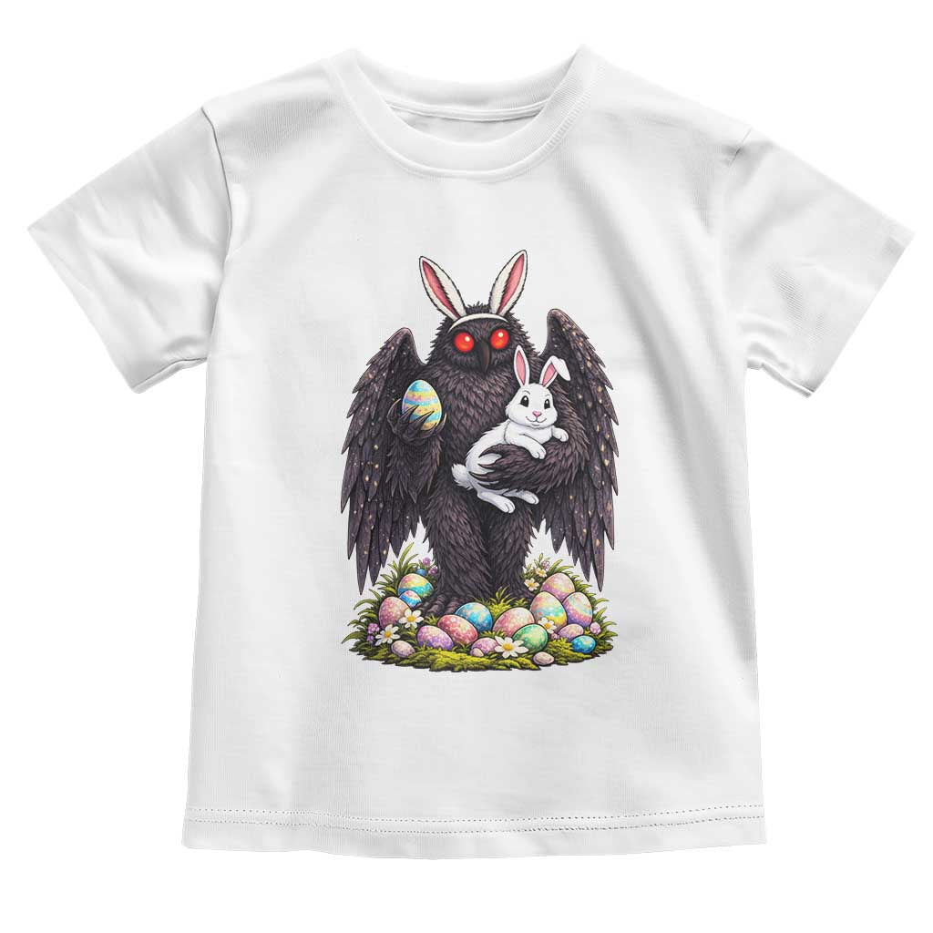 Funny Mothman Bunny Ears Toddler T Shirt Point Pleasant Cryptid Lover Gift