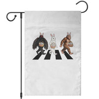Funny Easter Bunny Bigfoot Mothman Garden Flag Cryptid Lover Gift