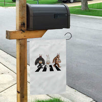 Funny Easter Bunny Bigfoot Mothman Garden Flag Cryptid Lover Gift