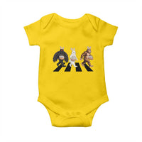 Funny Easter Bunny Bigfoot Mothman Baby Onesie Cryptid Lover Gift