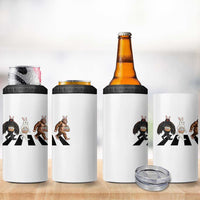 Funny Easter Bunny Bigfoot Mothman 4 in 1 Can Cooler Tumbler Cryptid Lover Gift