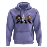 Funny Easter Bunny Bigfoot Mothman Hoodie Cryptid Lover Gift