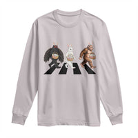 Funny Easter Bunny Bigfoot Mothman Long Sleeve Shirt Cryptid Lover Gift