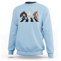 Funny Easter Bunny Bigfoot Mothman Sweatshirt Cryptid Lover Gift