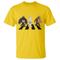 Funny Easter Bunny Bigfoot Mothman T Shirt Cryptid Lover Gift
