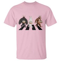 Funny Easter Bunny Bigfoot Mothman T Shirt Cryptid Lover Gift