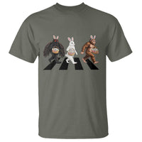 Funny Easter Bunny Bigfoot Mothman T Shirt Cryptid Lover Gift