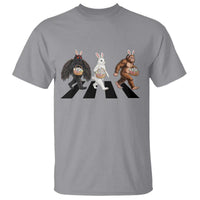 Funny Easter Bunny Bigfoot Mothman T Shirt Cryptid Lover Gift