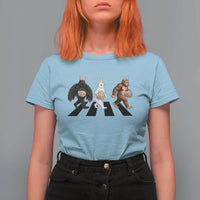 Funny Easter Bunny Bigfoot Mothman T Shirt For Women Cryptid Lover Gift