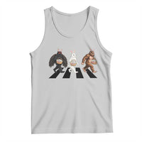 Funny Easter Bunny Bigfoot Mothman Tank Top Cryptid Lover Gift