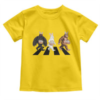 Funny Easter Bunny Bigfoot Mothman Toddler T Shirt Cryptid Lover Gift