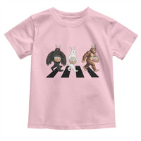 Funny Easter Bunny Bigfoot Mothman Toddler T Shirt Cryptid Lover Gift