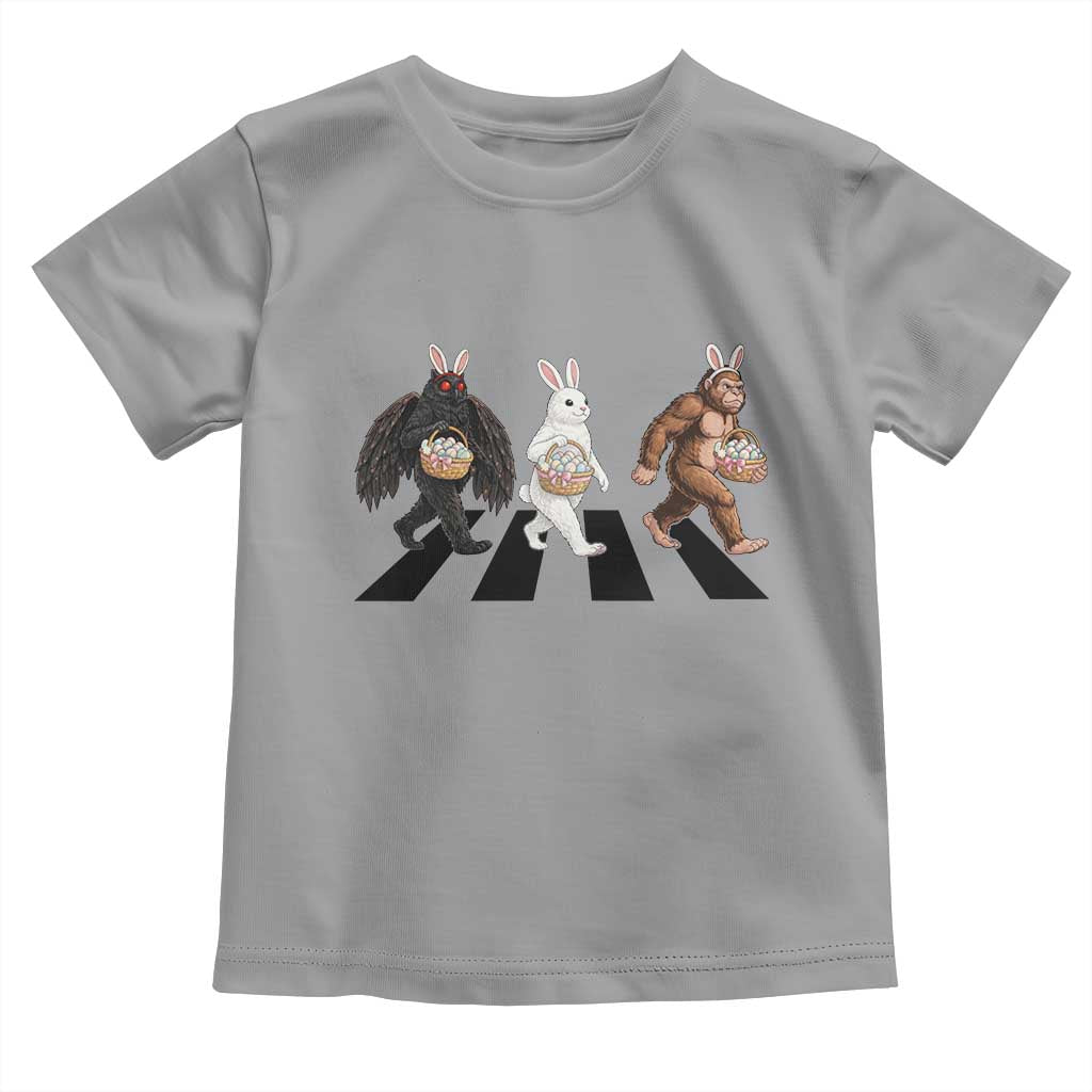 Funny Easter Bunny Bigfoot Mothman Toddler T Shirt Cryptid Lover Gift