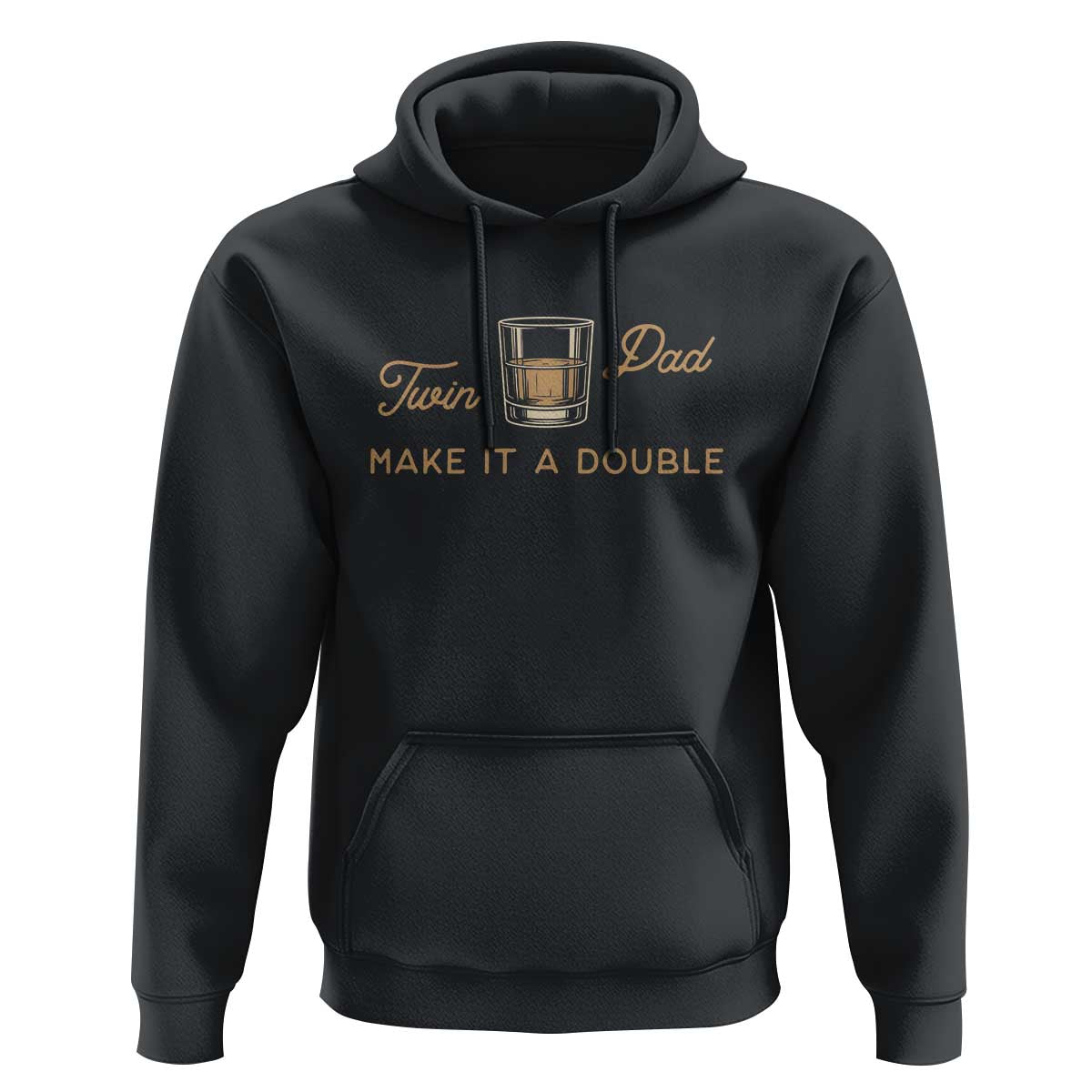 Make It A Double Twin Dad Hoodie Expecting Fathers Day Gift
