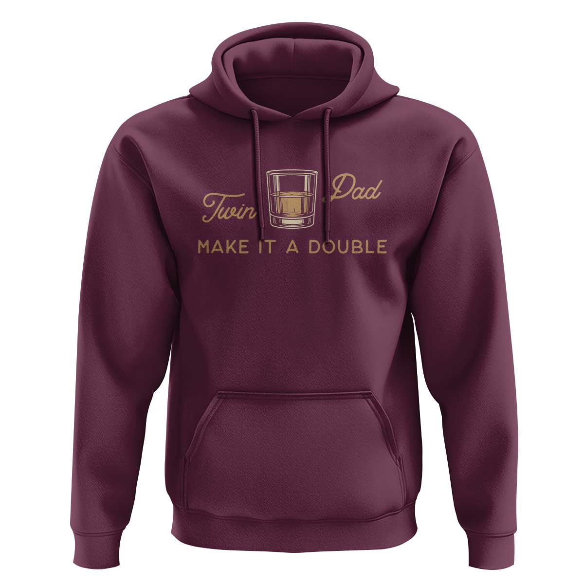 Make It A Double Twin Dad Hoodie Expecting Fathers Day Gift