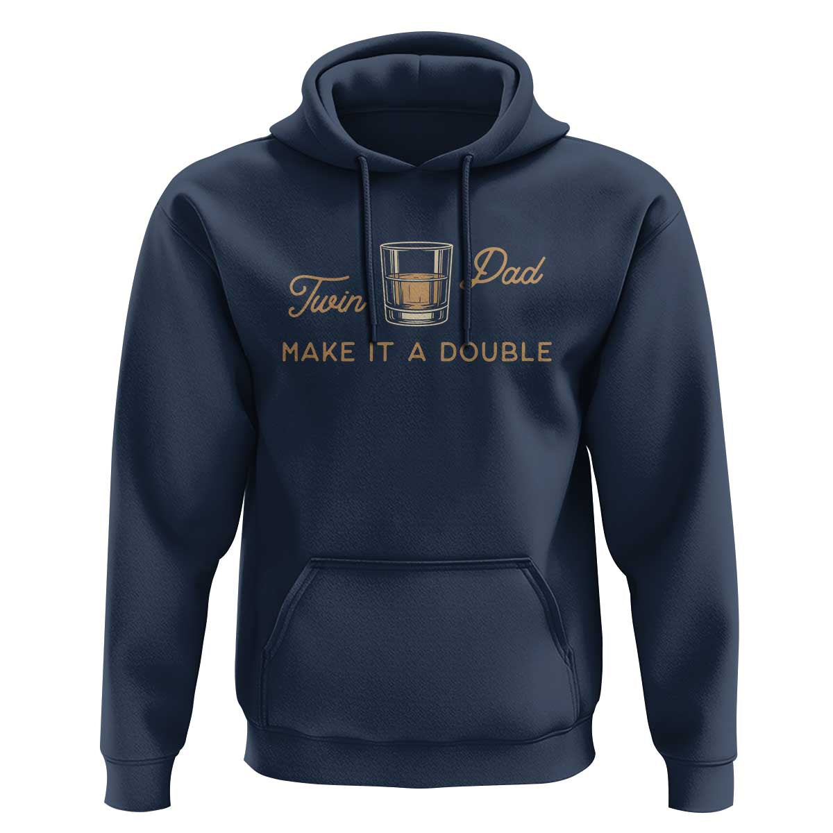 Make It A Double Twin Dad Hoodie Expecting Fathers Day Gift