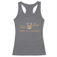 Make It A Double Twin Dad Racerback Tank Top Expecting Fathers Day Gift