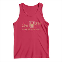 Make It A Double Twin Dad Tank Top Expecting Fathers Day Gift