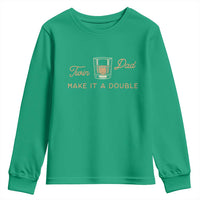 Make It A Double Twin Dad Youth Sweatshirt Expecting Fathers Day Gift