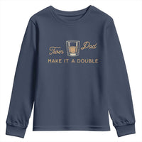 Make It A Double Twin Dad Youth Sweatshirt Expecting Fathers Day Gift