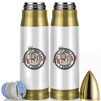 Funny Skeleton Twin Dad Make It A Double Bullet Tumbler Expecting Fathers Day Gift