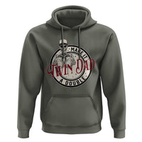 Funny Skeleton Twin Dad Make It A Double Hoodie Expecting Fathers Day Gift