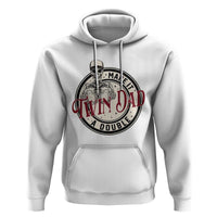 Funny Skeleton Twin Dad Make It A Double Hoodie Expecting Fathers Day Gift