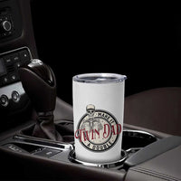 Funny Skeleton Twin Dad Make It A Double Tumbler Cup Expecting Fathers Day Gift