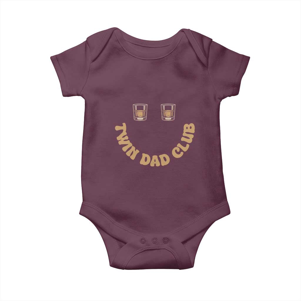 Twin Dad Club Baby Onesie Funny Father Of Twins Fathers Day Gift