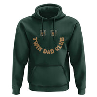 Twin Dad Club Hoodie Funny Father Of Twins Fathers Day Gift
