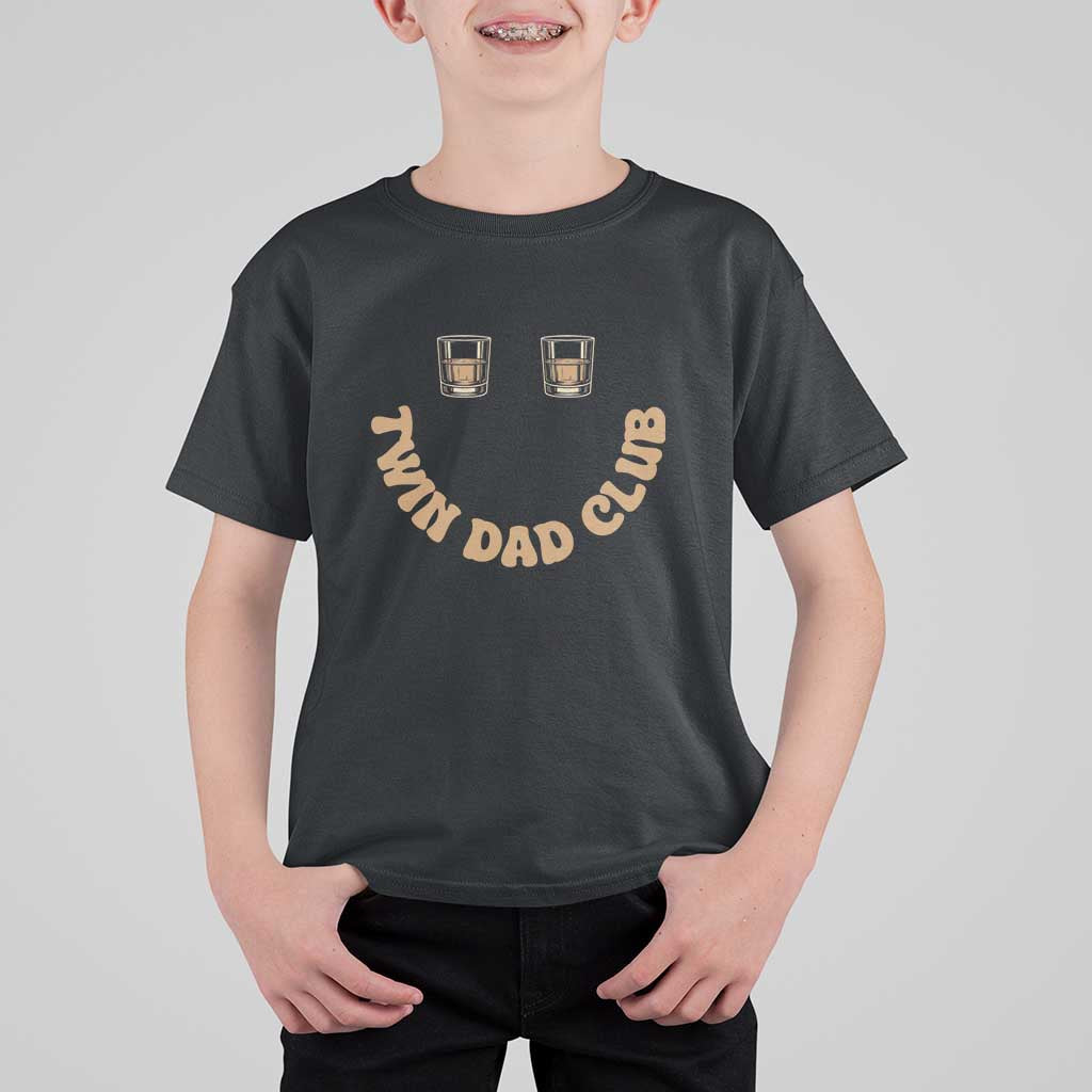 Twin Dad Club T Shirt For Kid Funny Father Of Twins Fathers Day Gift