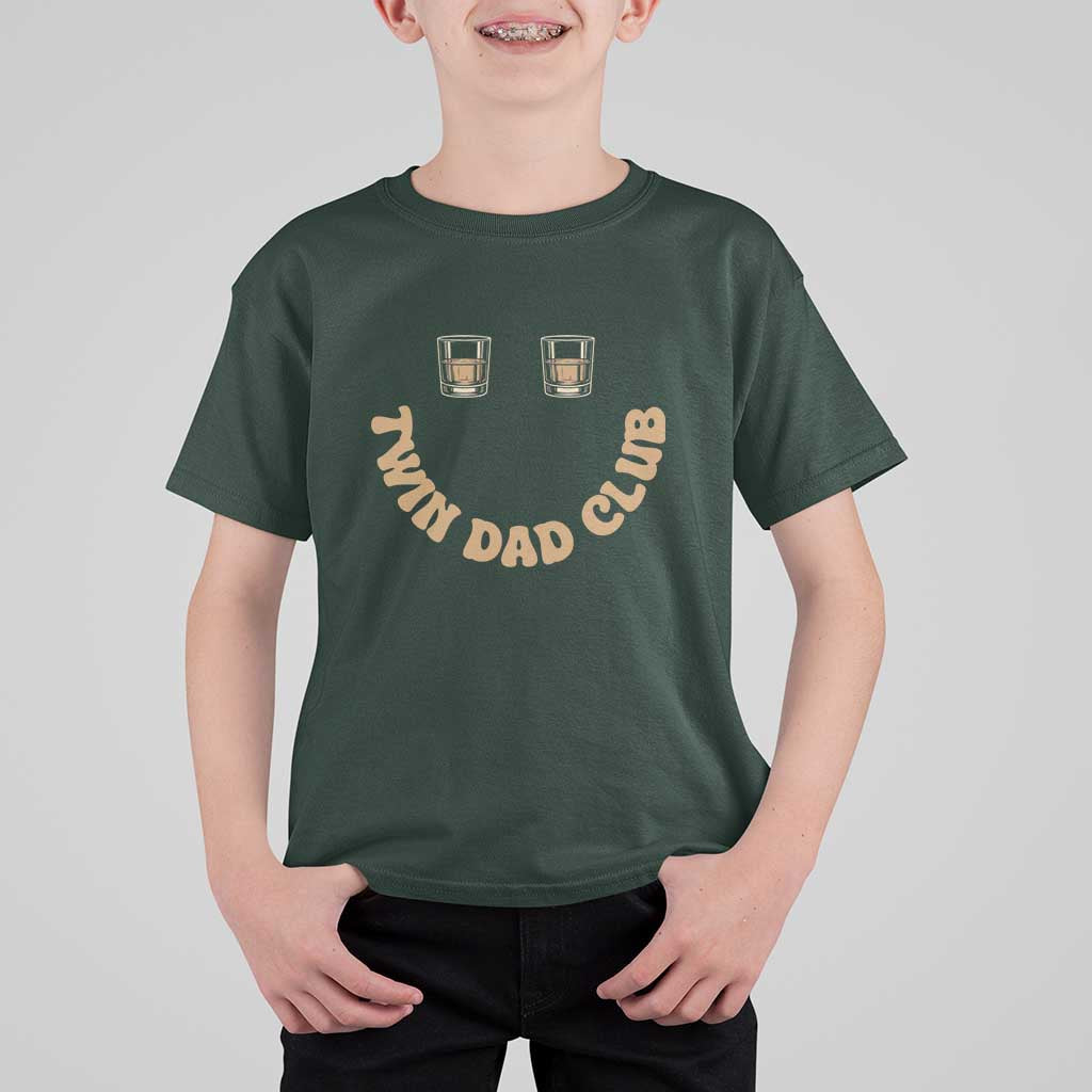 Twin Dad Club T Shirt For Kid Funny Father Of Twins Fathers Day Gift