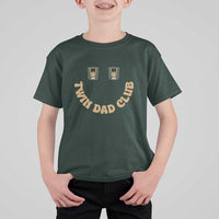 Twin Dad Club T Shirt For Kid Funny Father Of Twins Fathers Day Gift