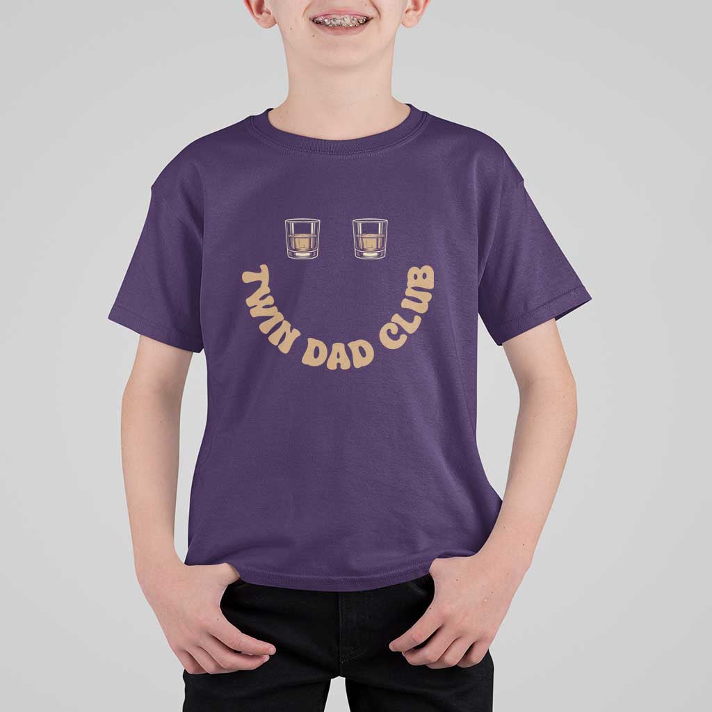 Twin Dad Club T Shirt For Kid Funny Father Of Twins Fathers Day Gift