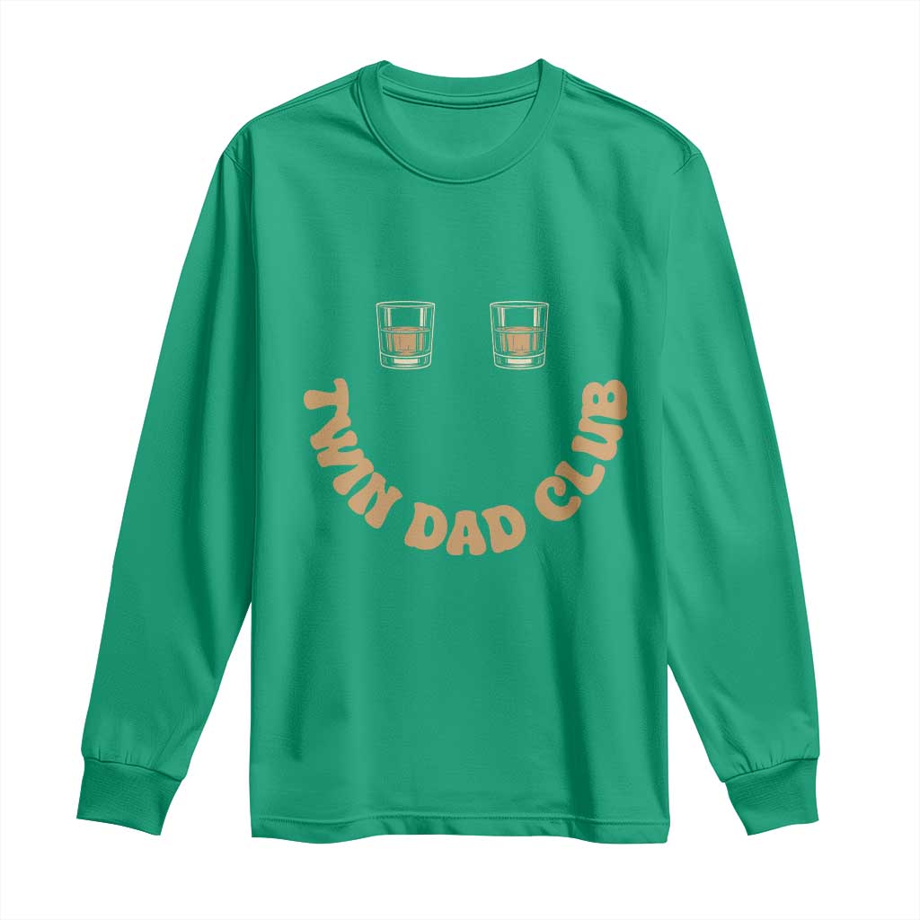 Twin Dad Club Long Sleeve Shirt Funny Father Of Twins Fathers Day Gift