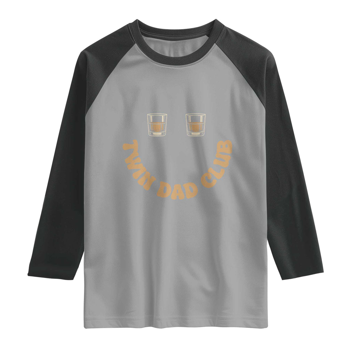 Twin Dad Club Raglan Shirt Funny Father Of Twins Fathers Day Gift
