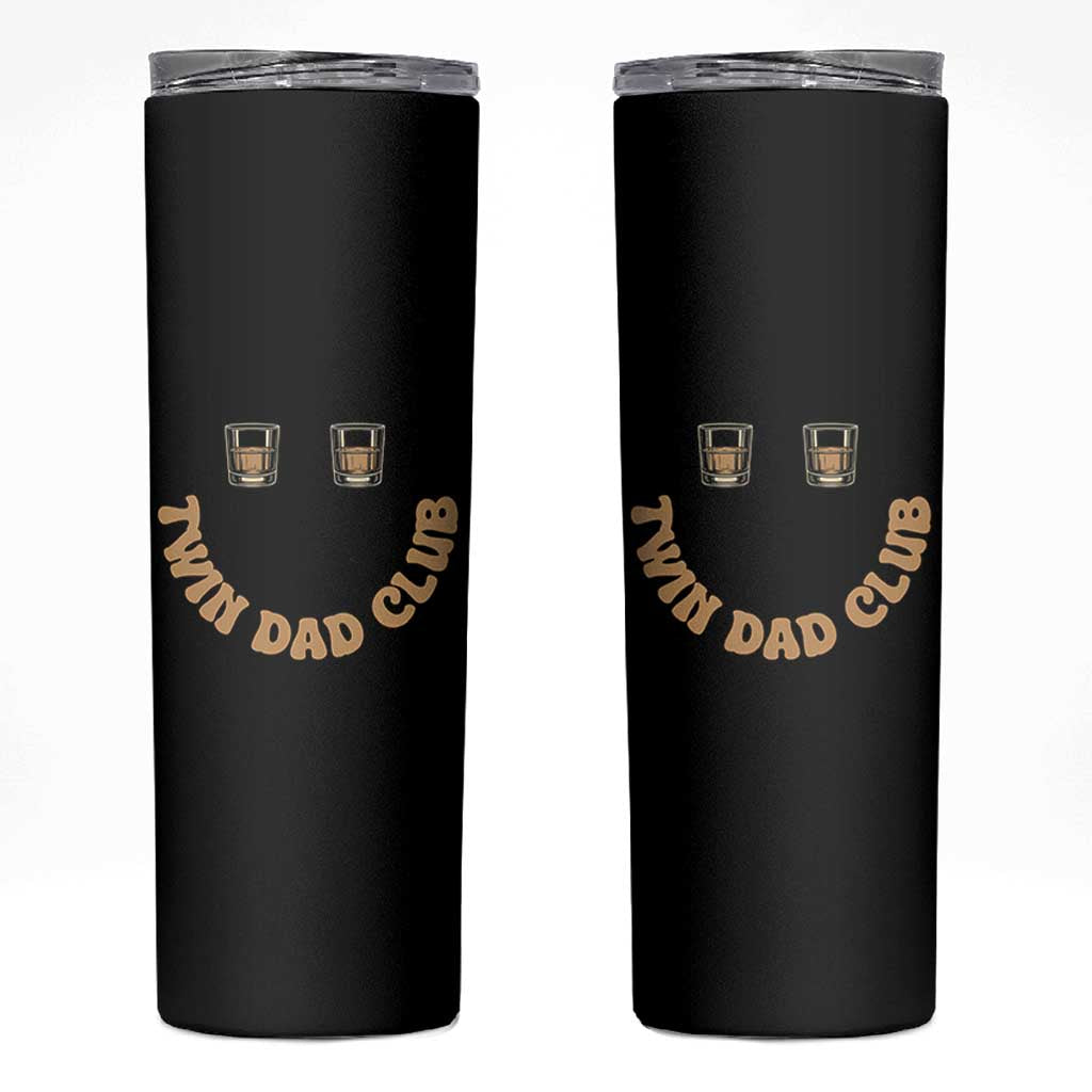 Twin Dad Club Skinny Tumbler Funny Father Of Twins Fathers Day Gift