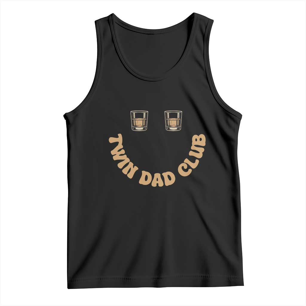 Twin Dad Club Tank Top Funny Father Of Twins Fathers Day Gift