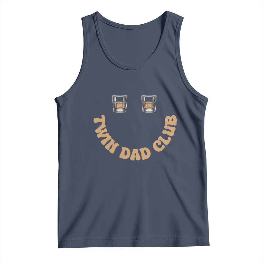 Twin Dad Club Tank Top Funny Father Of Twins Fathers Day Gift
