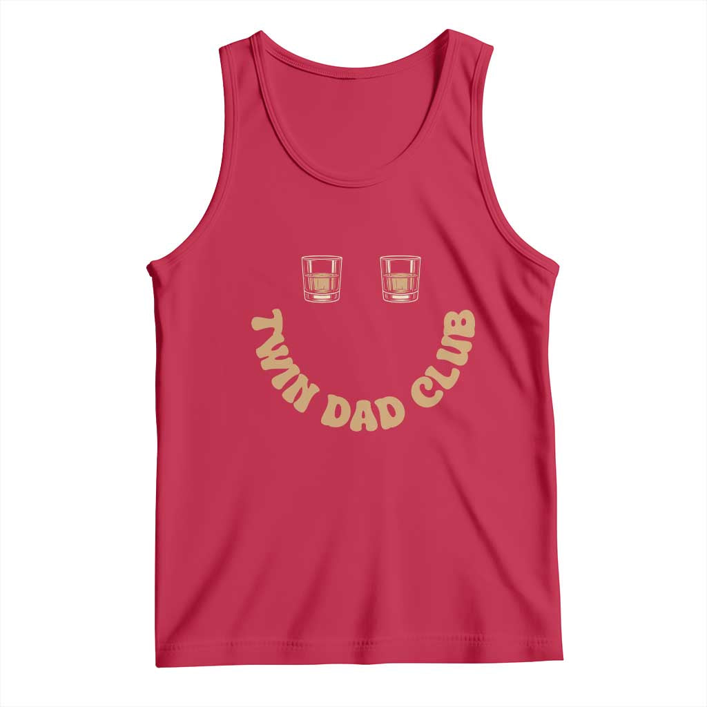 Twin Dad Club Tank Top Funny Father Of Twins Fathers Day Gift