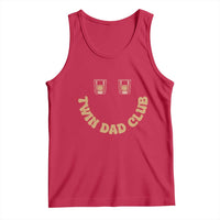 Twin Dad Club Tank Top Funny Father Of Twins Fathers Day Gift