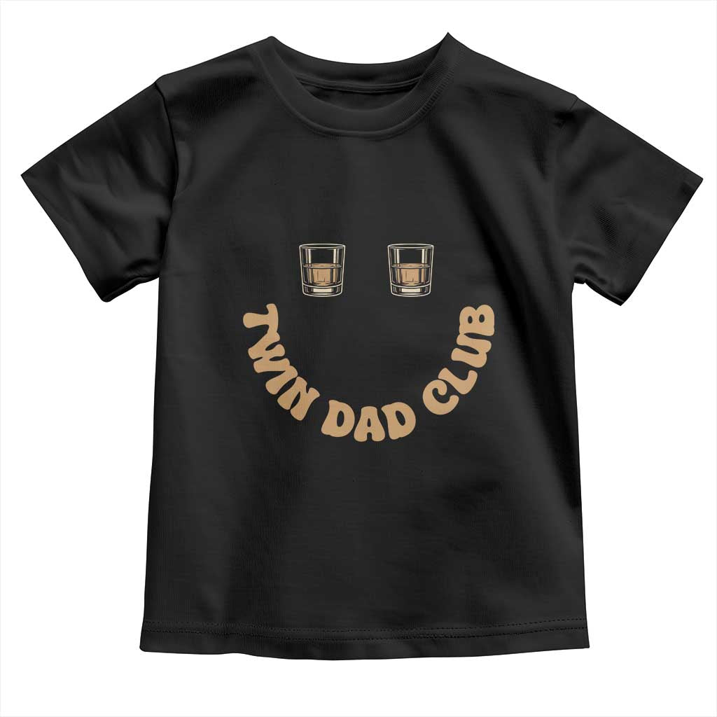 Twin Dad Club Toddler T Shirt Funny Father Of Twins Fathers Day Gift
