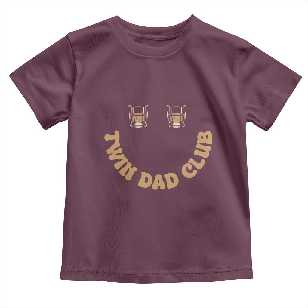 Twin Dad Club Toddler T Shirt Funny Father Of Twins Fathers Day Gift