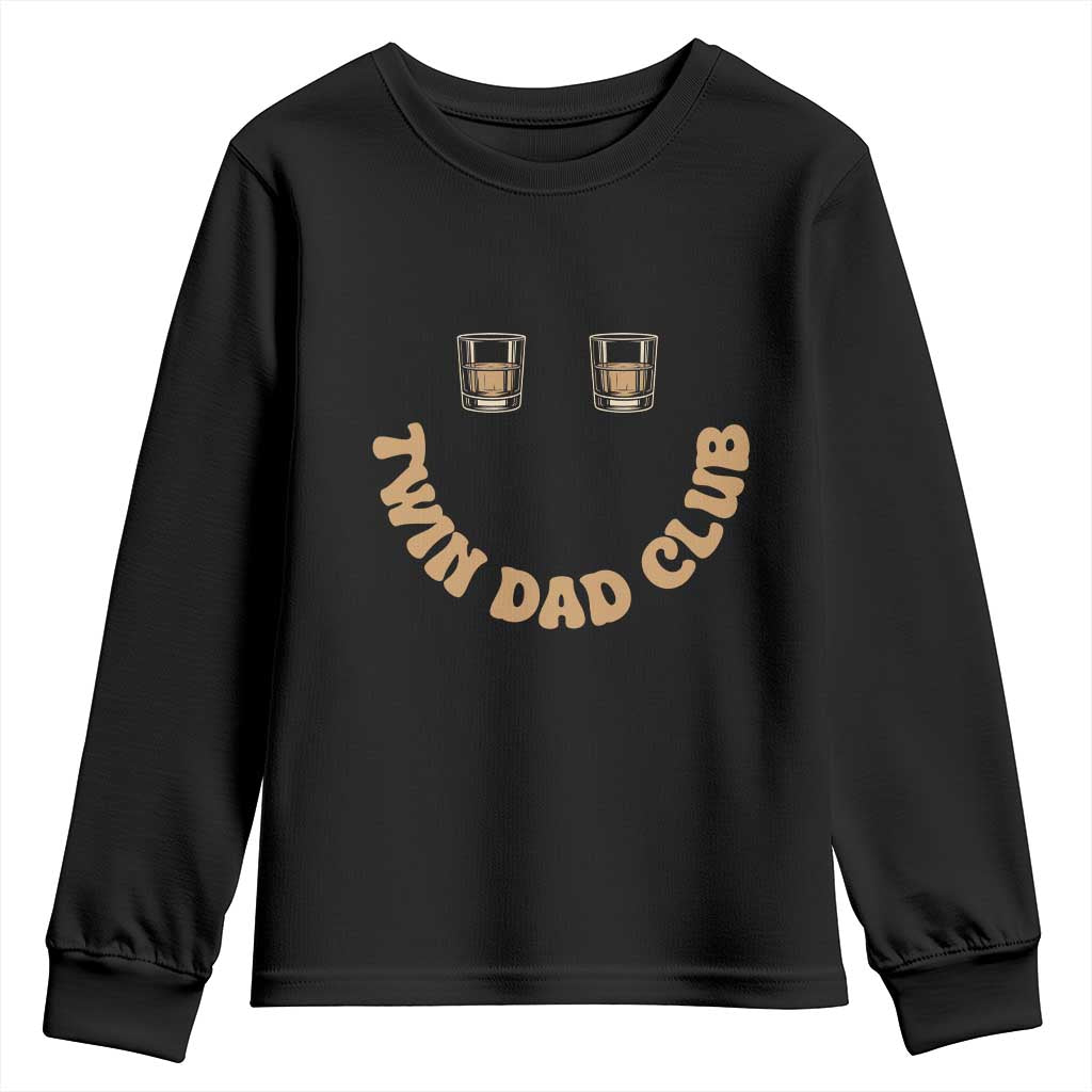 Twin Dad Club Youth Sweatshirt Funny Father Of Twins Fathers Day Gift