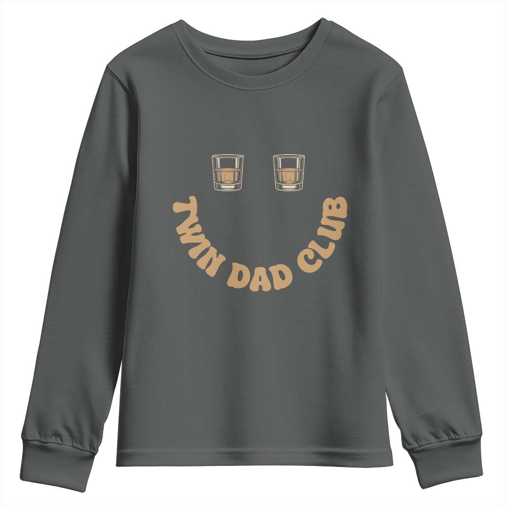 Twin Dad Club Youth Sweatshirt Funny Father Of Twins Fathers Day Gift