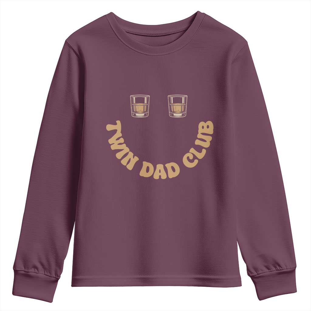 Twin Dad Club Youth Sweatshirt Funny Father Of Twins Fathers Day Gift