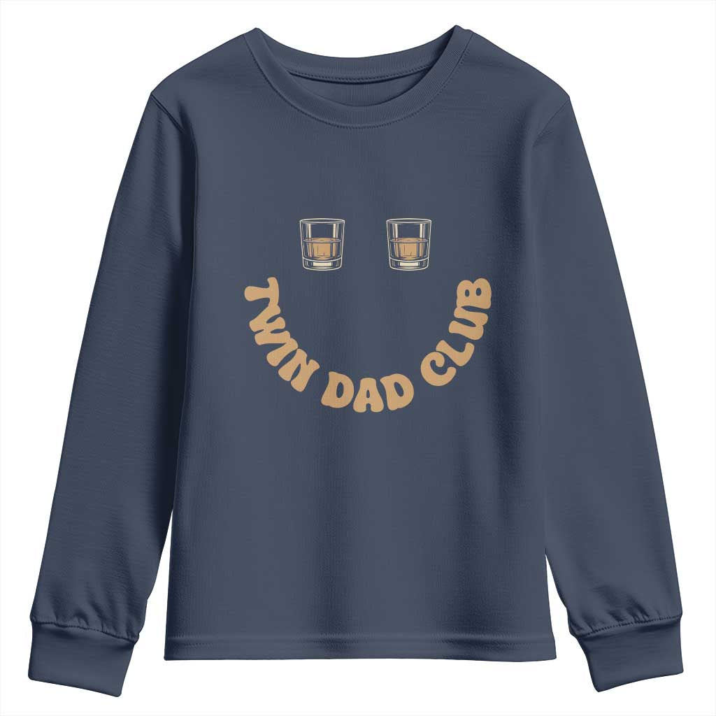 Twin Dad Club Youth Sweatshirt Funny Father Of Twins Fathers Day Gift