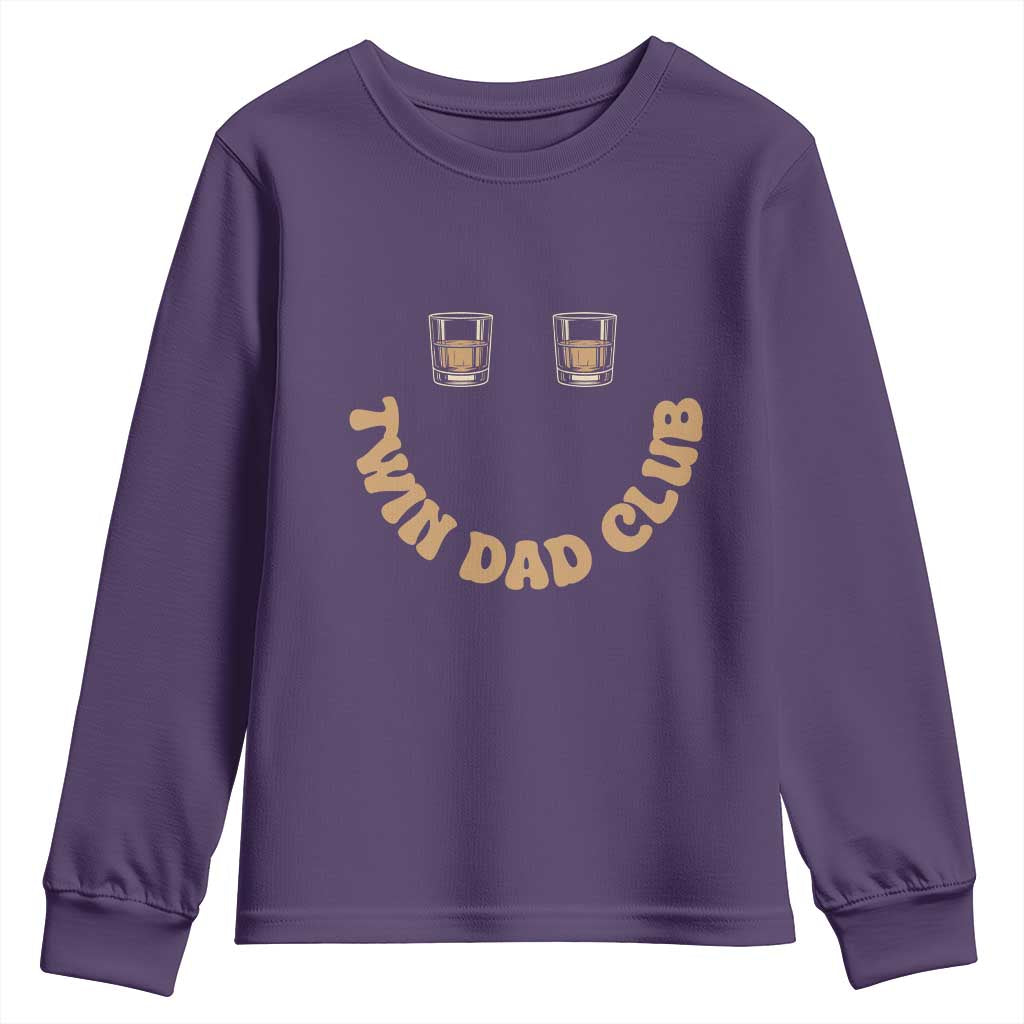 Twin Dad Club Youth Sweatshirt Funny Father Of Twins Fathers Day Gift
