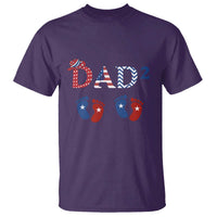 Patriotic Twin Dad American Flag T Shirt Father Of Twins USA Gift